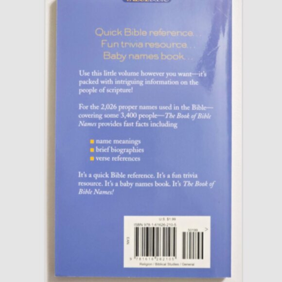 The Book of Bible Names: Fast Facts All 2,026 People Named in Scripture NEW - Picture 5 of 5